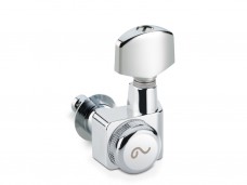 Schaller M6 Fender-Style Locking Staggered Guitar Tuner Chrome Right 10560271.01.53